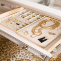 Custom Closet Design Jewelry Organizers in Closet Island